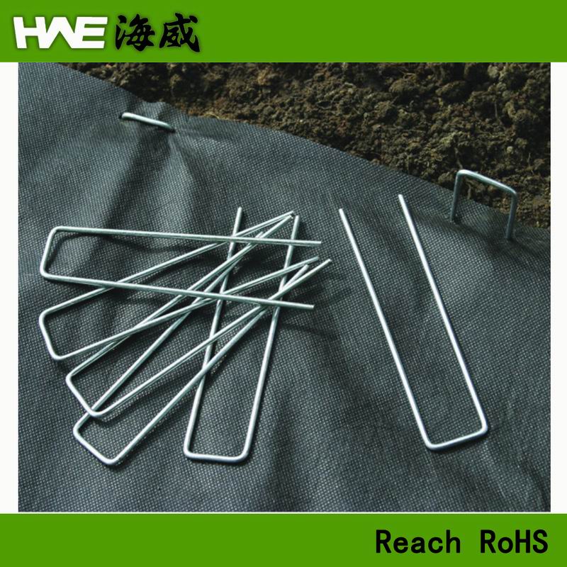 Garden Metal Stakes Pegs for Weed Contro