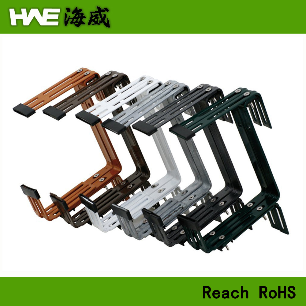 Flower Box Holder Planter Brackets Flower Pot Holding Bracket