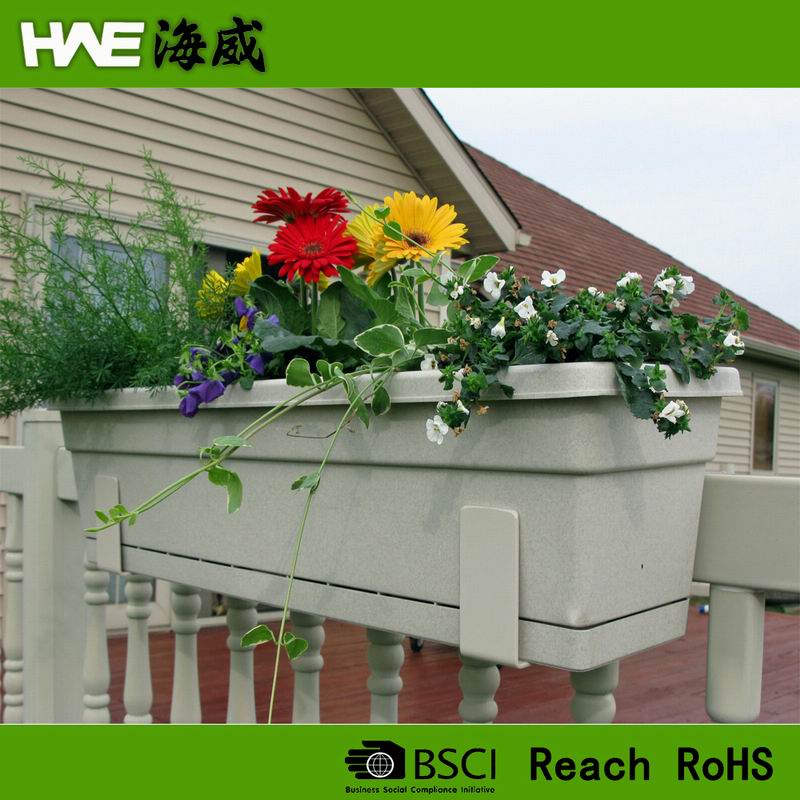Trought Planters to Railing Steel Window Box Brackets Flower Box Holder