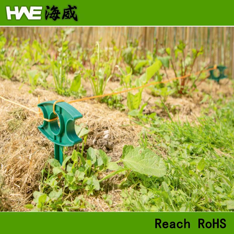 Garden string line with peg winder