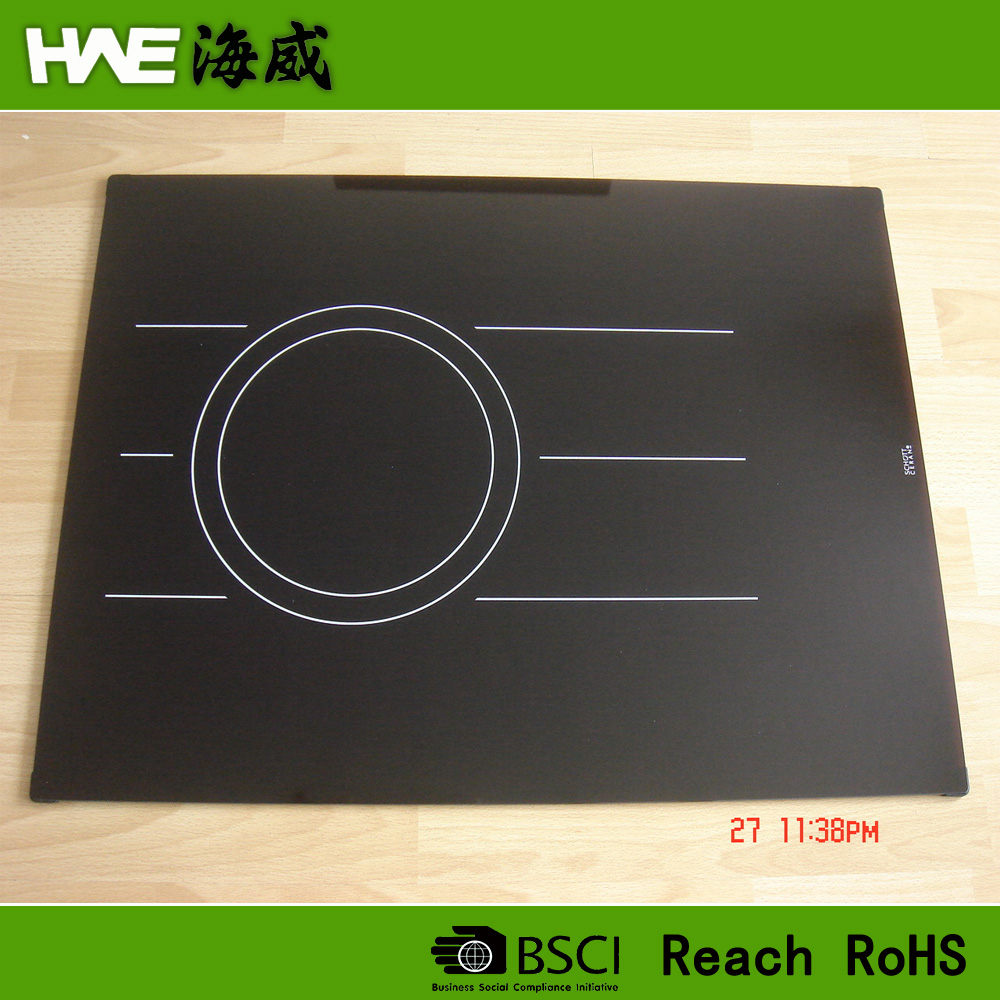 Ceramic surface microcrystalline panel